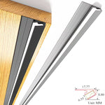 Listwa LED Podszafkowa 45° z Aluminiowym Profilem – Ultracienka, Energooszczędna do Oświetlenia Mebli 3