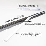 Listwa LED Podszafkowa 45° z Aluminiowym Profilem – Ultracienka, Energooszczędna do Oświetlenia Mebli 6