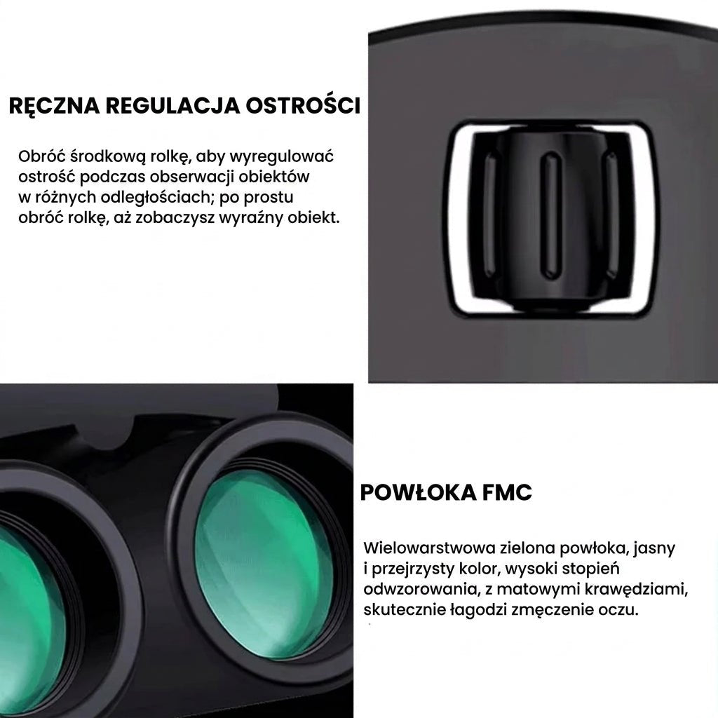 Lornetka 40x22 do Obserwacji Ptaków – Antyodblaskowa, Składana, Lekka 9