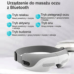Masażer do Oczu z Ciepłem – 5 Trybów Masażu, Bluetooth, Składana Konstrukcja 8