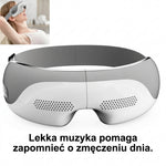 Masażer do Oczu z Ciepłem – 5 Trybów Masażu, Bluetooth, Składana Konstrukcja 