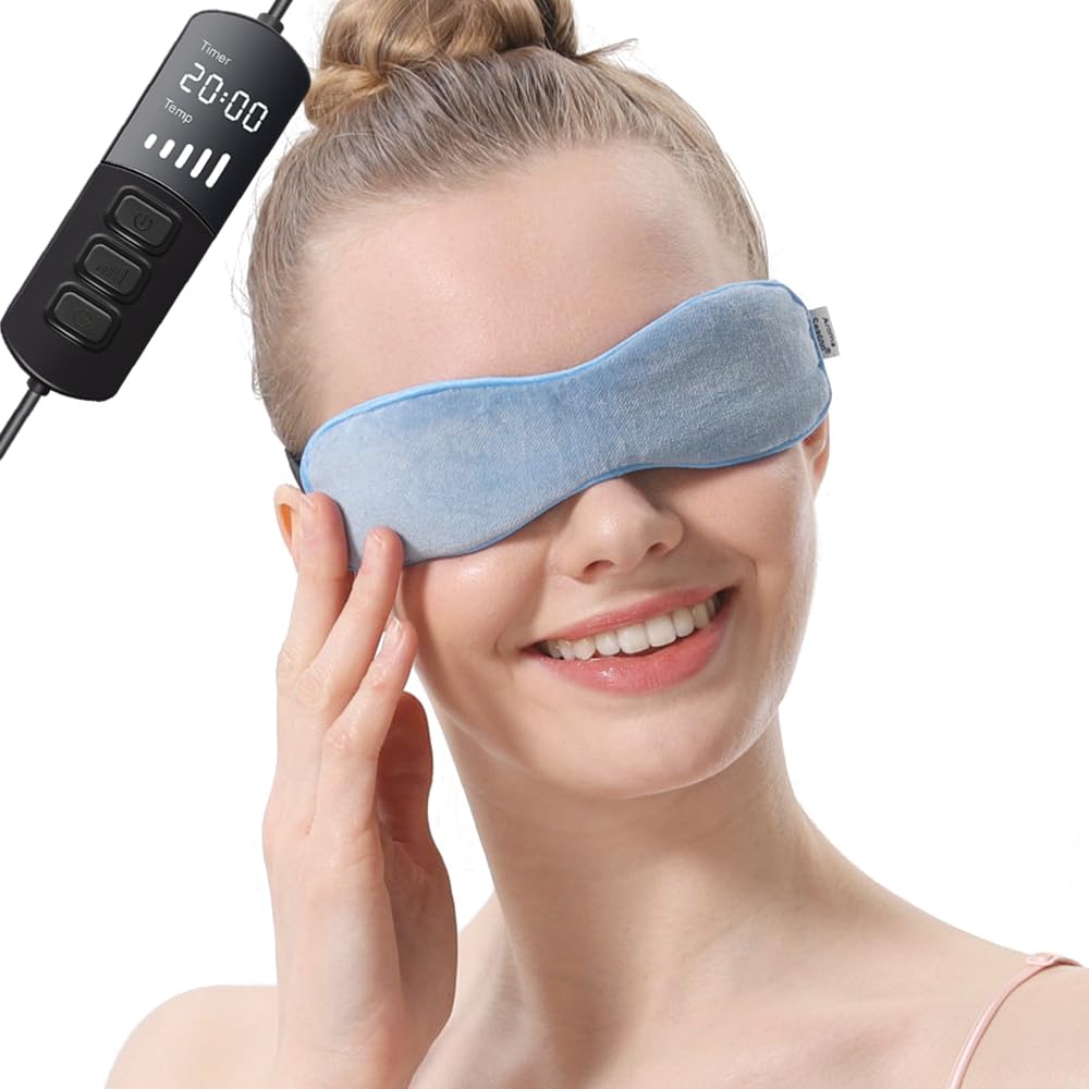 Maska Grzewcza Do Oczu Na Suche Oczy – Regulacja Temperatury 40-60°C, Zasilanie USB 0