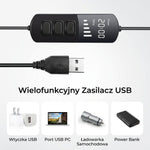 Maska Grzewcza na Oczy – Regulacja Temperatury 40–60°C, Zasilanie USB 5