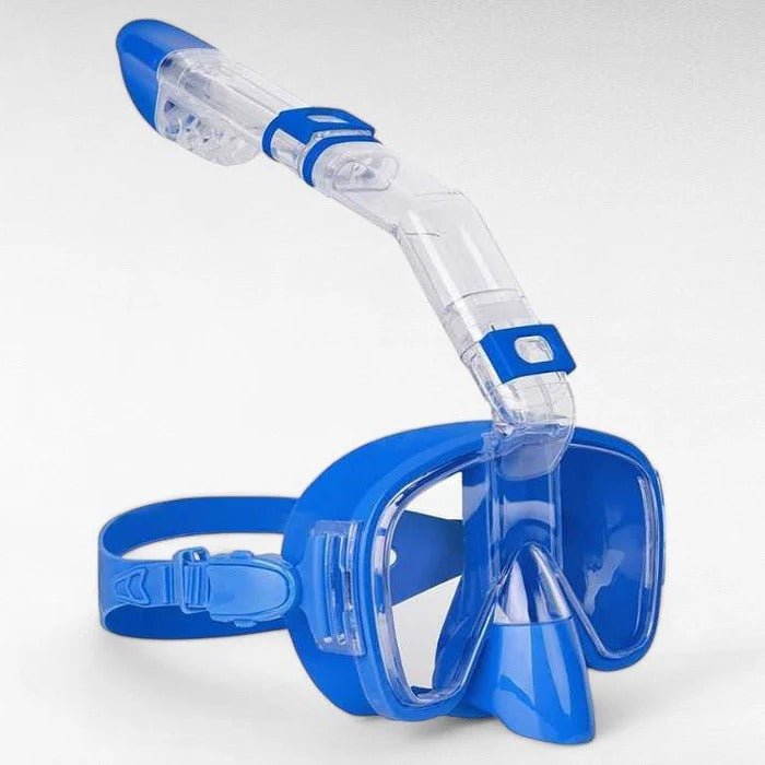 Maska do Snorkelingu z Systemem Dry Top – Panoramiczny Widok 180° do Pływania i Nurkowania 1