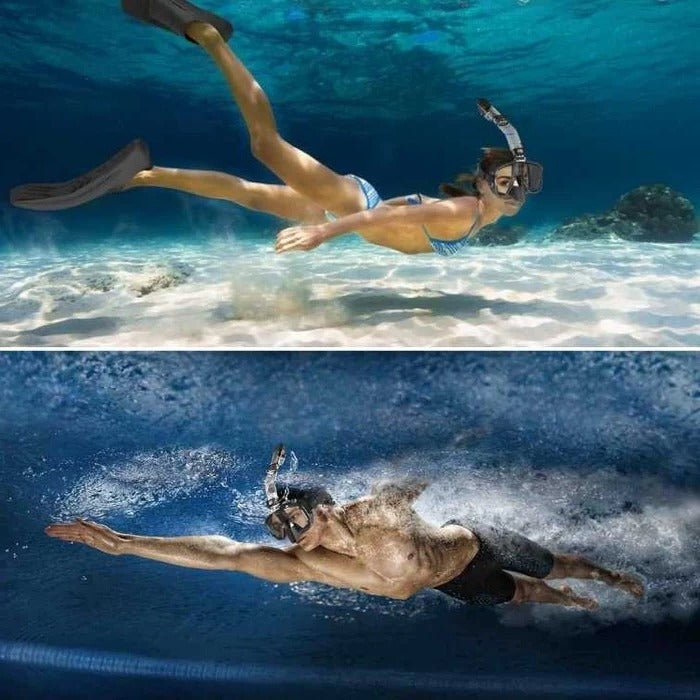 Maska do Snorkelingu z Systemem Dry Top – Panoramiczny Widok 180° do Pływania i Nurkowania 8
