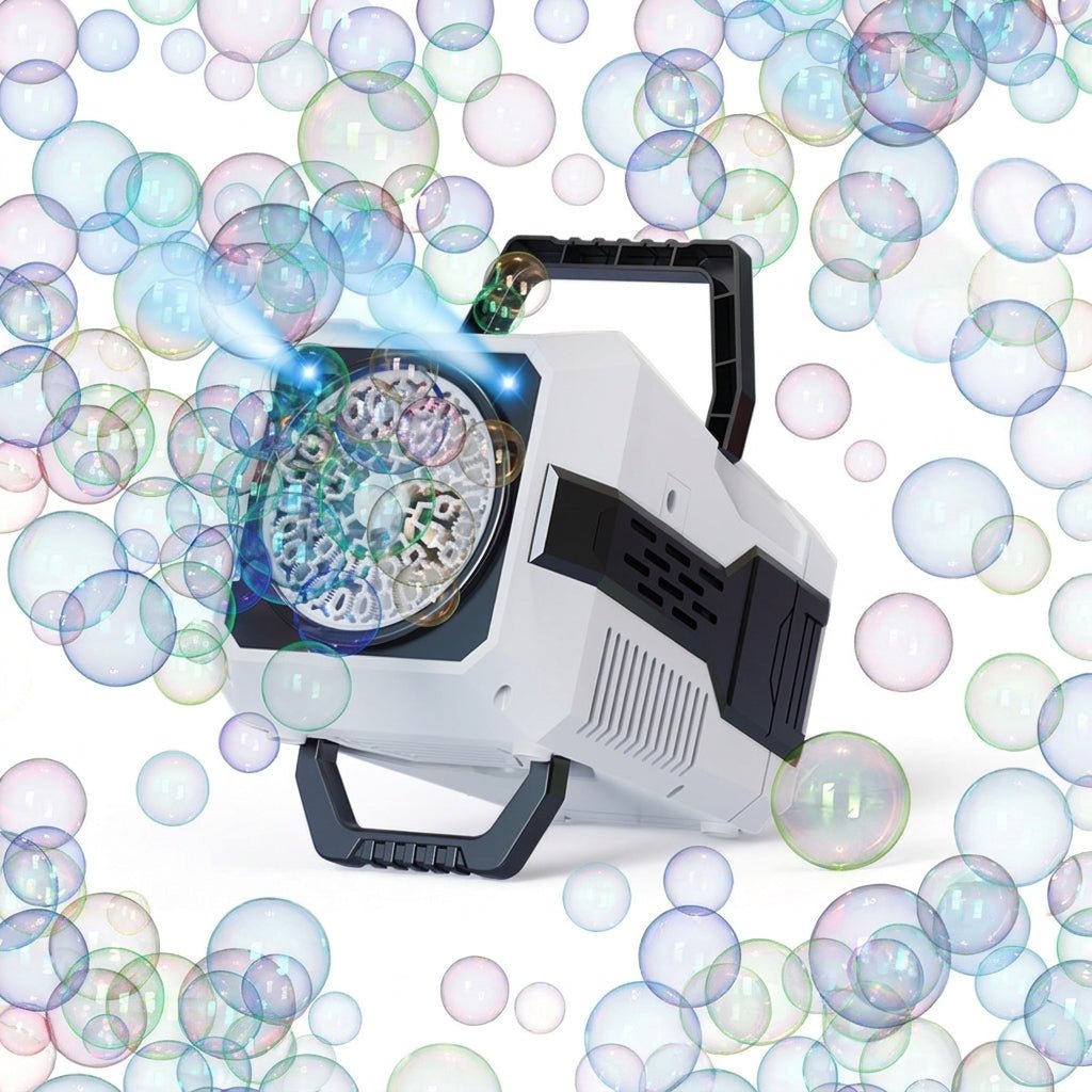 Maszyna do Baniek Mydlanych z Pilotem – 30 000 Baniek na Minutę, RGB, Wodoodporna 9
