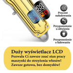 Maszynka do Strzyżenia Włosów Bezprzewodowa z Metalową Obudową i Hipoalergicznymi Ostrzami 7