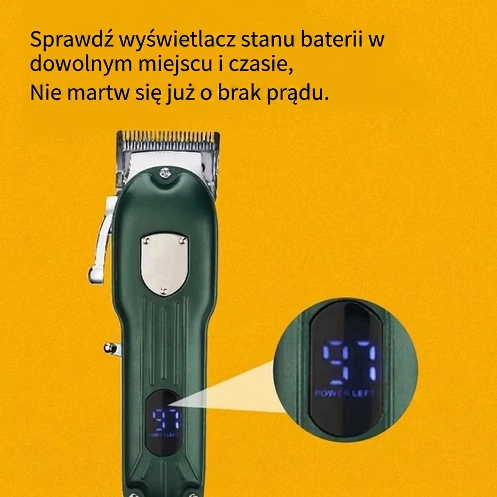 Maszynka do strzyżenia psa z akumulatorem – metalowa obudowa, regulacja 0,8-3 mm 2