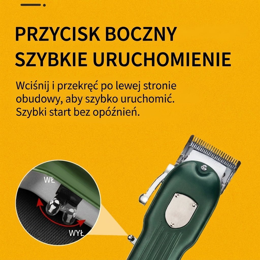 Maszynka do strzyżenia psa z akumulatorem – metalowa obudowa, regulacja 0,8-3 mm 3