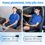 Mata Masująca Na Fotel Samochodowy z Podgrzewaniem – 7 Trybów Masażu, Uniwersalna