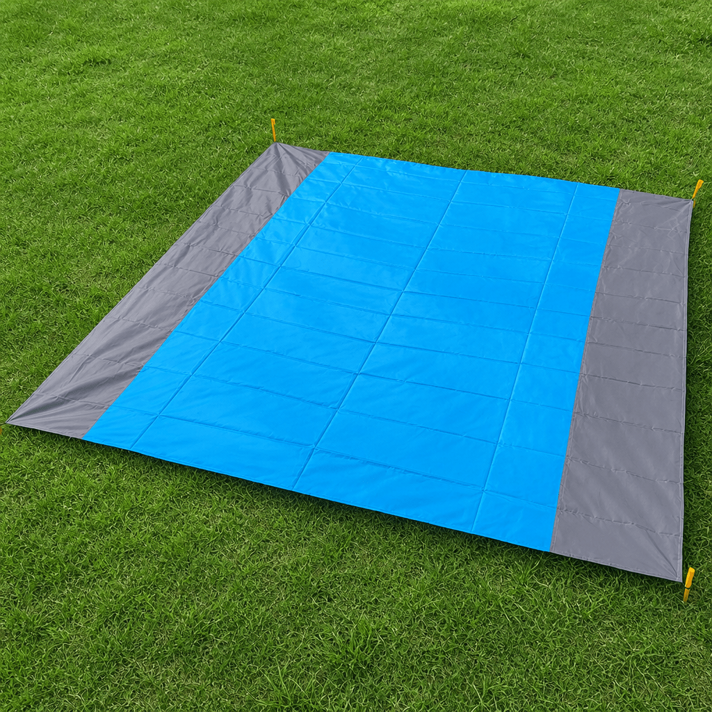 Mata Plażowa Wodoodporna z Technologią Bez Piasku – Lekka, Duża 2m x 1,8 m
