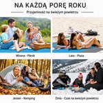 Mata Plażowa Wodoodporna z Technologią Bez Piasku – Lekka, Duża 2m x 1,8 m