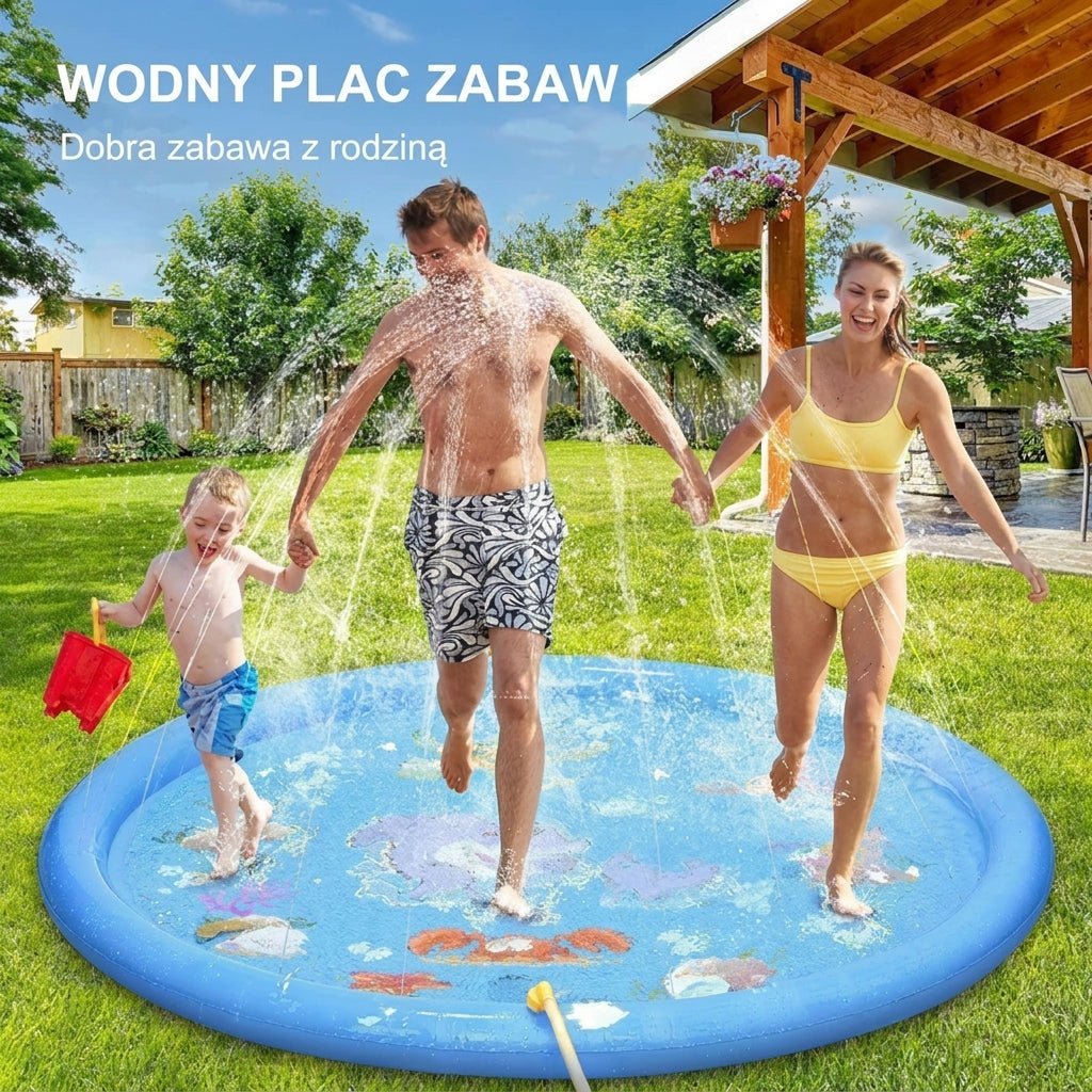 Mata do Zabawy dla Dzieci 100cm – Bezpieczna Bryzgowa Mata na Świeżym Powietrzu 7