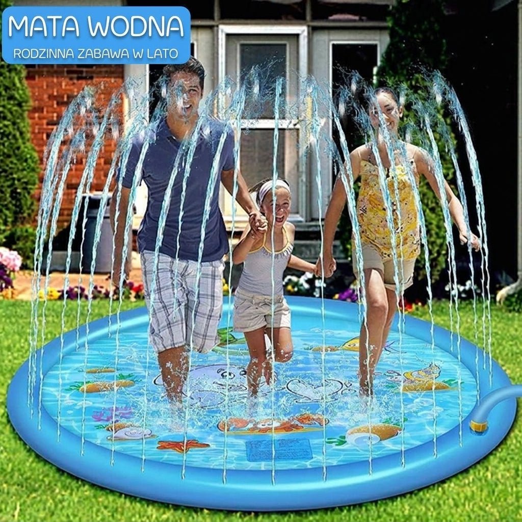 Mata do Zabawy dla Dzieci 100cm – Bezpieczna Bryzgowa Mata na Świeżym Powietrzu 9