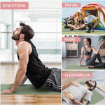 Mata do jogi antypoślizgowa 6 mm – Składana z TPE, idealna do ćwiczeń fitness 2