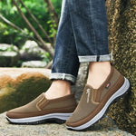 Męskie Buty Ortopedyczne z Elastycznymi Wstawkami – Wygodne na Co Dzień, Antypoślizgowa Podeszwa 1