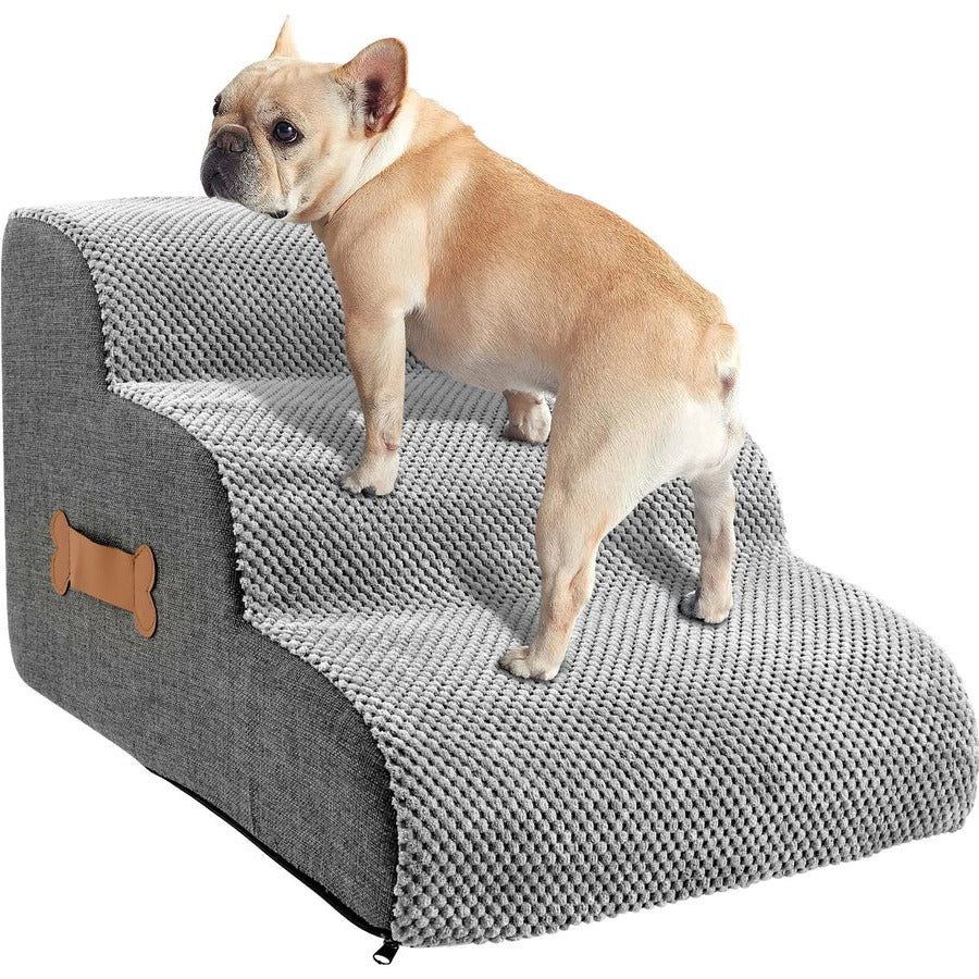 Miękkie Schody Dla Psa Z Antypoślizgową Podstawą - Schodki Dla Psów Do Łóżka 1