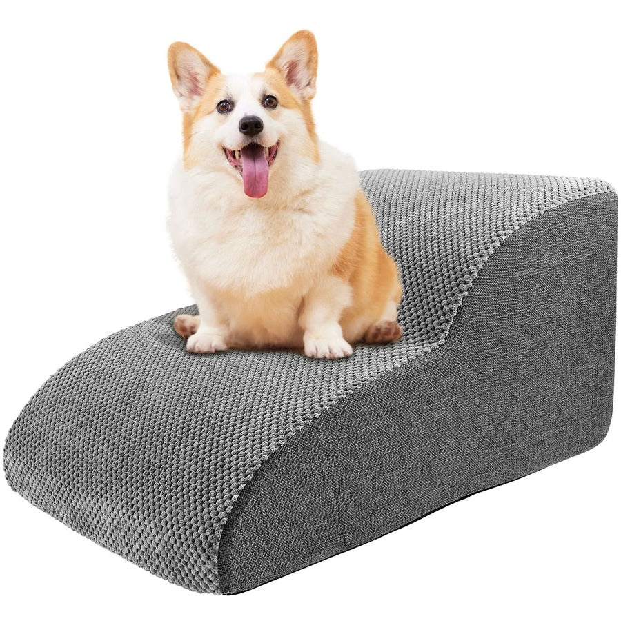 Miękkie Schody Dla Psa Z Antypoślizgową Podstawą - Schodki Dla Psów Do Łóżka 5