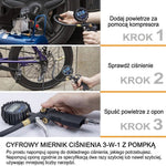 Miernik Ciśnienia w Oponach z Wyświetlaczem LED – Precyzyjny i Ergonomiczny do Samochodów i SUV-ów 14