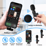 Mikrofon Bezprzewodowy do Telefonu – 2-Pak z Redukcją Szumów i Synchronizacją dla iPhone i iPad