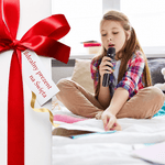 Mikrofon do Karaoke Bluetooth 4 w 1 z Głośnikiem i Efektem LED – Bezprzewodowy Mikrofon z Nagrywaniem