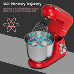 Mikser Stojący 6-Biegowy 500 W ze Stali Nierdzewnej 5,3 L z Przystawkami 5