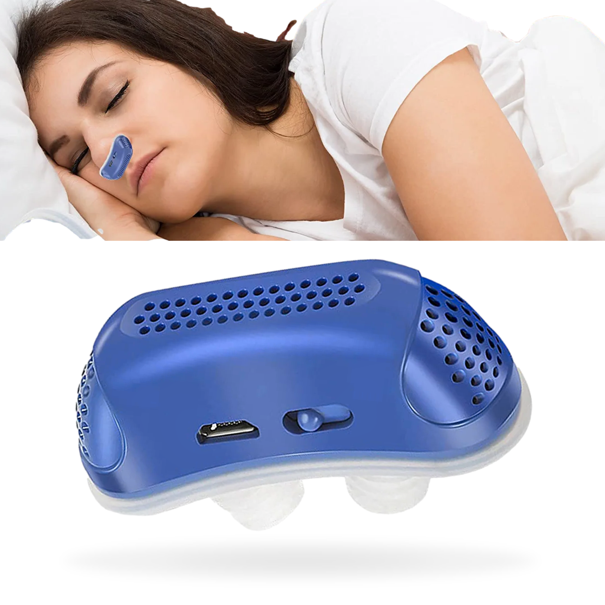 Mini CPAP do Podróży - Urządzenie do Bezdechu Sennego i Chrapania z USB 0