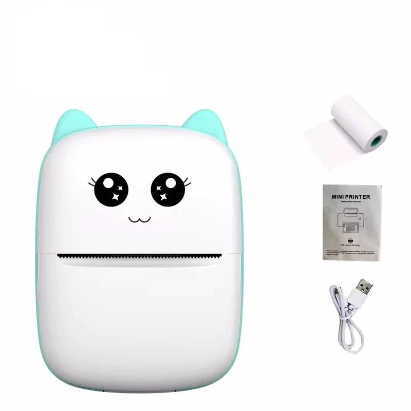 Mini Drukarka Termiczna Do Etykiet – Bezprzewodowa, Przenośna, Bluetooth 0