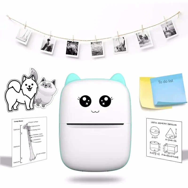 Mini Drukarka Termiczna Do Etykiet – Bezprzewodowa, Przenośna, Bluetooth 2