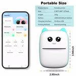 Mini Drukarka Termiczna Do Etykiet – Bezprzewodowa, Przenośna, Bluetooth 3