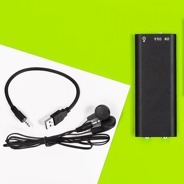 Mini Dyktafon do Nagrywania - Aktywowany Głosem, 32 GB, 96 Godzin Nagrywania 5