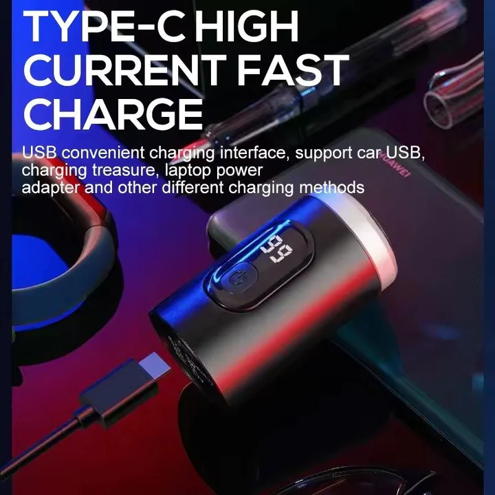 Mini Golarka Elektryczna USB - Wodoodporna Maszynka do Goleni Męska, Precyzyjne Ostrza, Kompaktowa i Wydajna 5