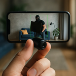 Mini Kamera Szpiegowska 1080P Bezprzewodowa z Dźwiękiem - Dyskretne Monitorowanie 0