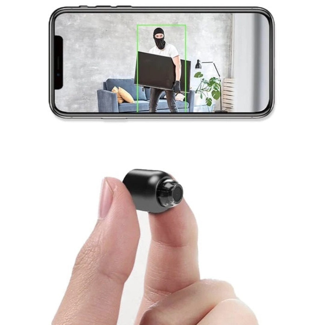 Mini Kamera Szpiegowska 1080P Bezprzewodowa z Dźwiękiem - Dyskretne Monitorowanie 9