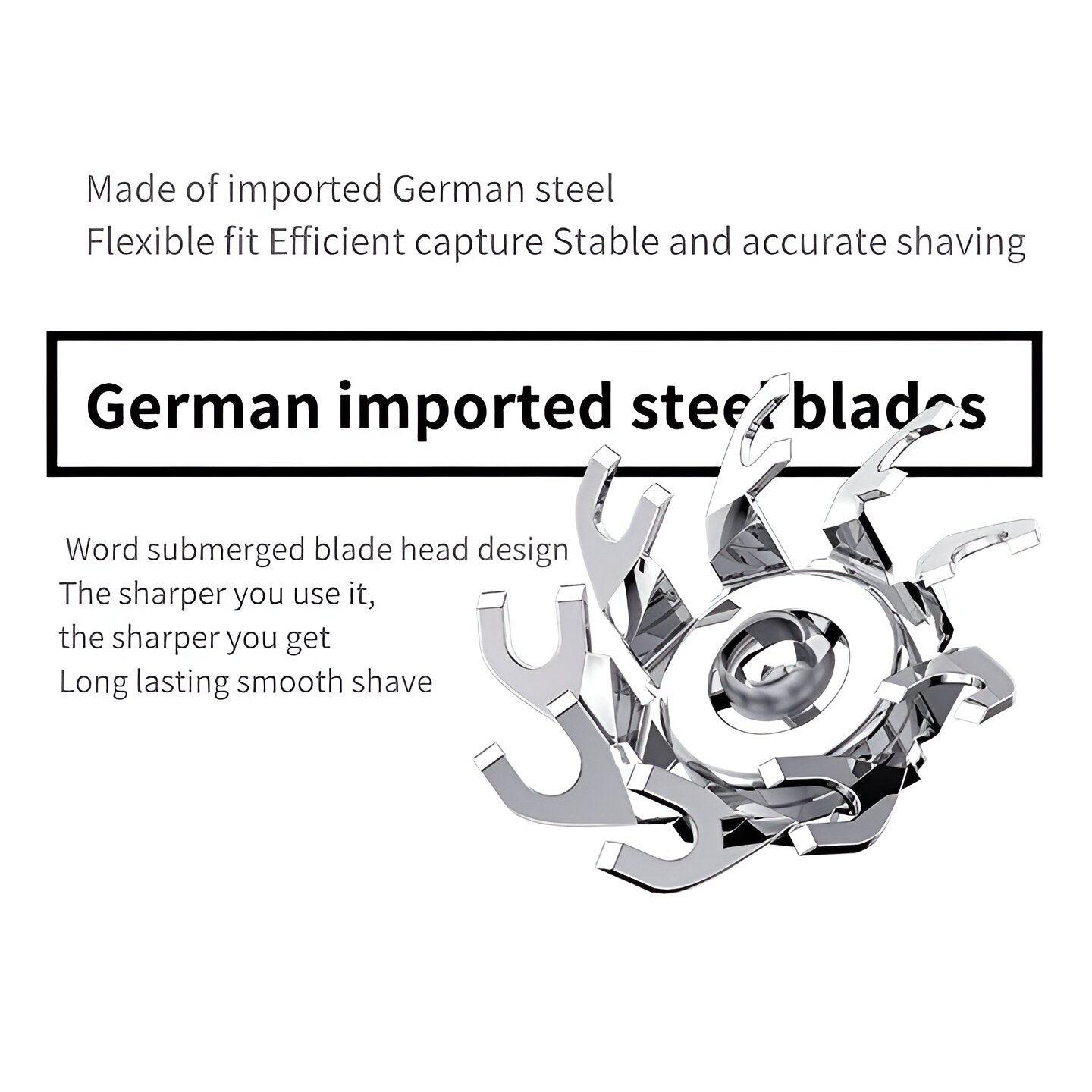 Mini Magnetic - Wodoodporna Golarka Elektryczna Męska z Technologią Tepy-C 4