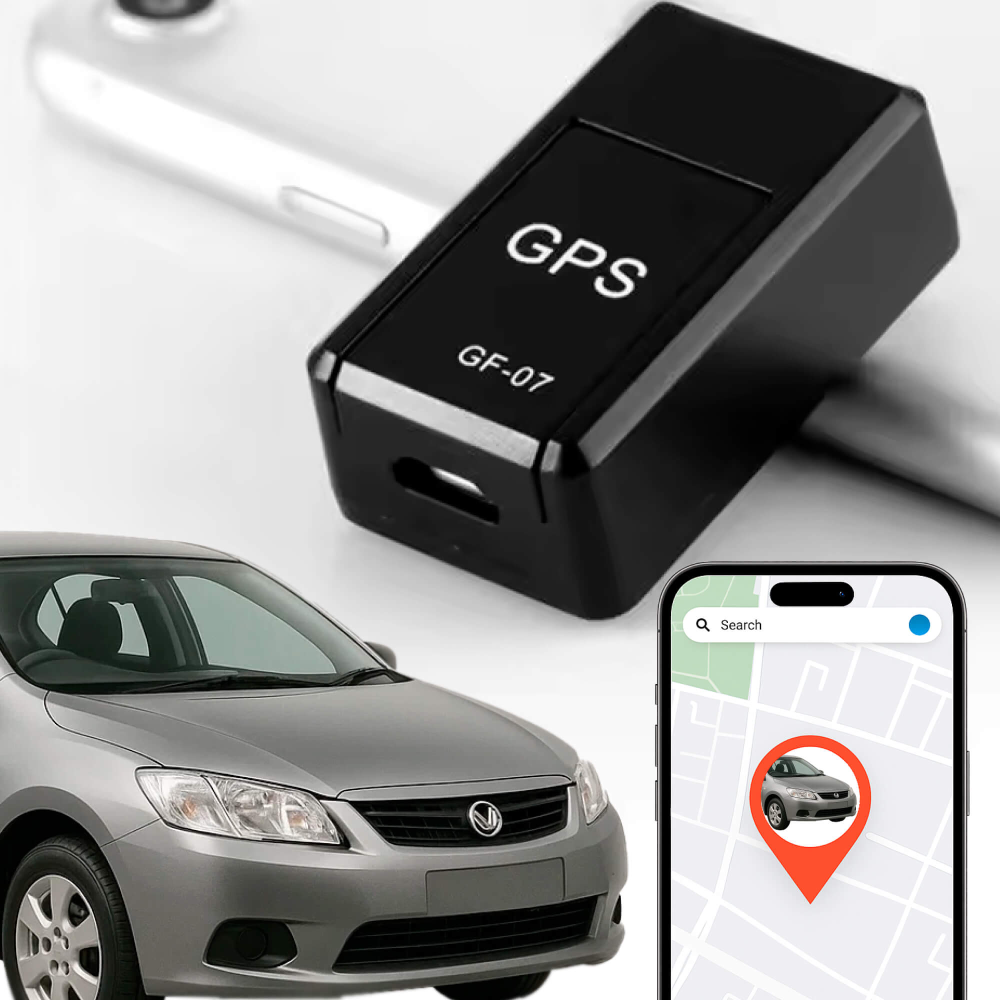 Mini Magnetyczny Lokalizator GPS do Rowerów - Śledzenie w Czasie Rzeczywistym, Brak Abonamentu 0