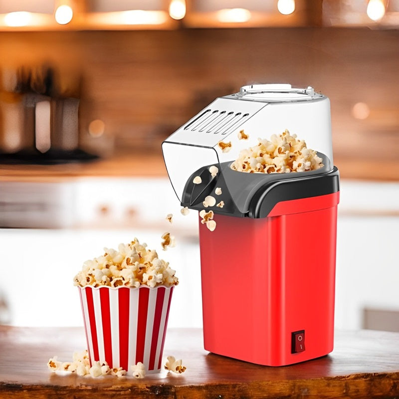Mini Maszyna Do Popcornu 1200W - Bezolejowe Urządzenie Do Robienia Popcornu 0