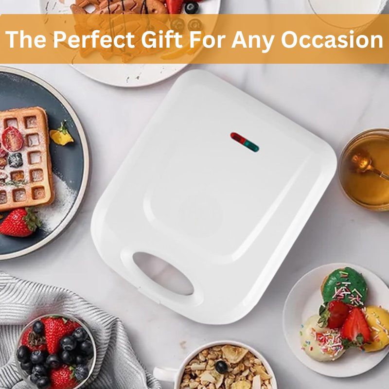 Mini Maszyna do Szybkiego Pieczenia Pączków - 16 Mini Pączków w 7 Minut, Bezolejowe, Dwustronne Podgrzewanie 1