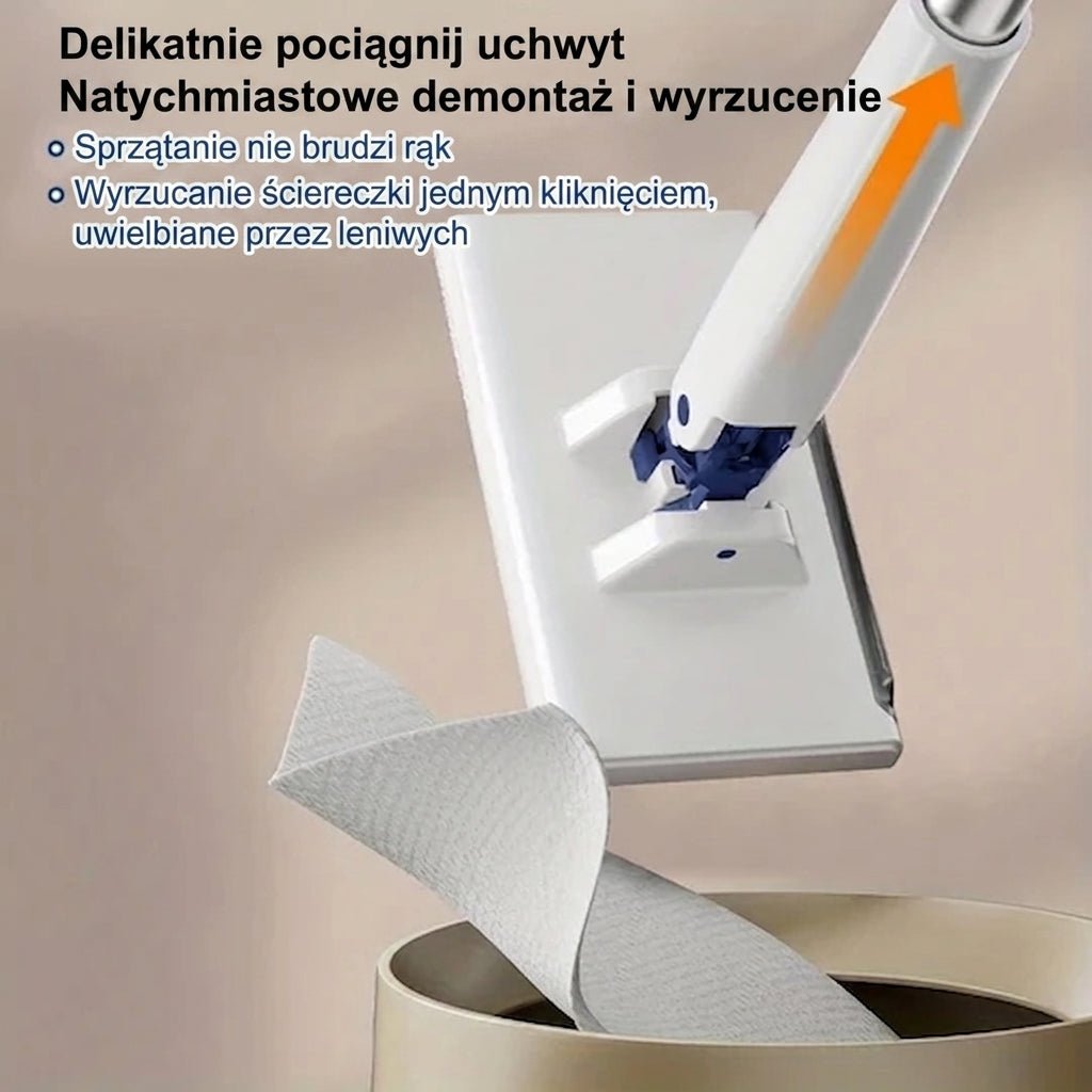 Mini Mop Automatyczny z Klipsem – Obrotowa Głowica 360° do Łatwego Czyszczenia 4