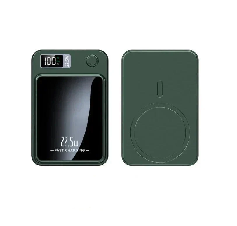 Mini Power Bank 5000 mAh MagSafe - Bezprzewodowa Ładowarka Magnetyczna do Smartfonów 1