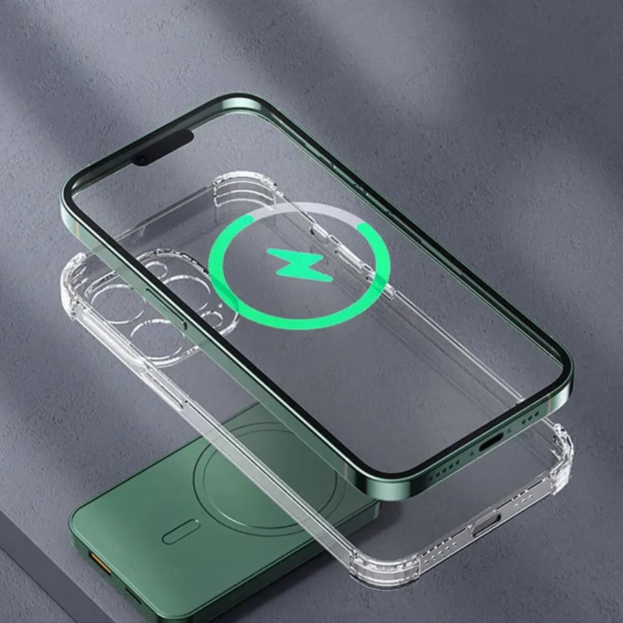 Mini Power Bank 5000 mAh MagSafe - Bezprzewodowa Ładowarka Magnetyczna do Smartfonów 4