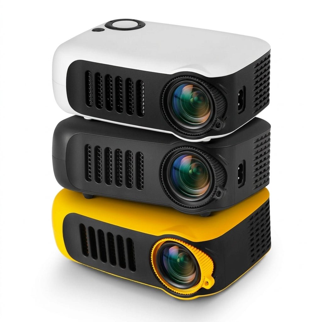 Mini Projektor Przenośny HD 1000 Lumenów z HDMI – Rzutnik Multimedialny do Domu i Podróży 13