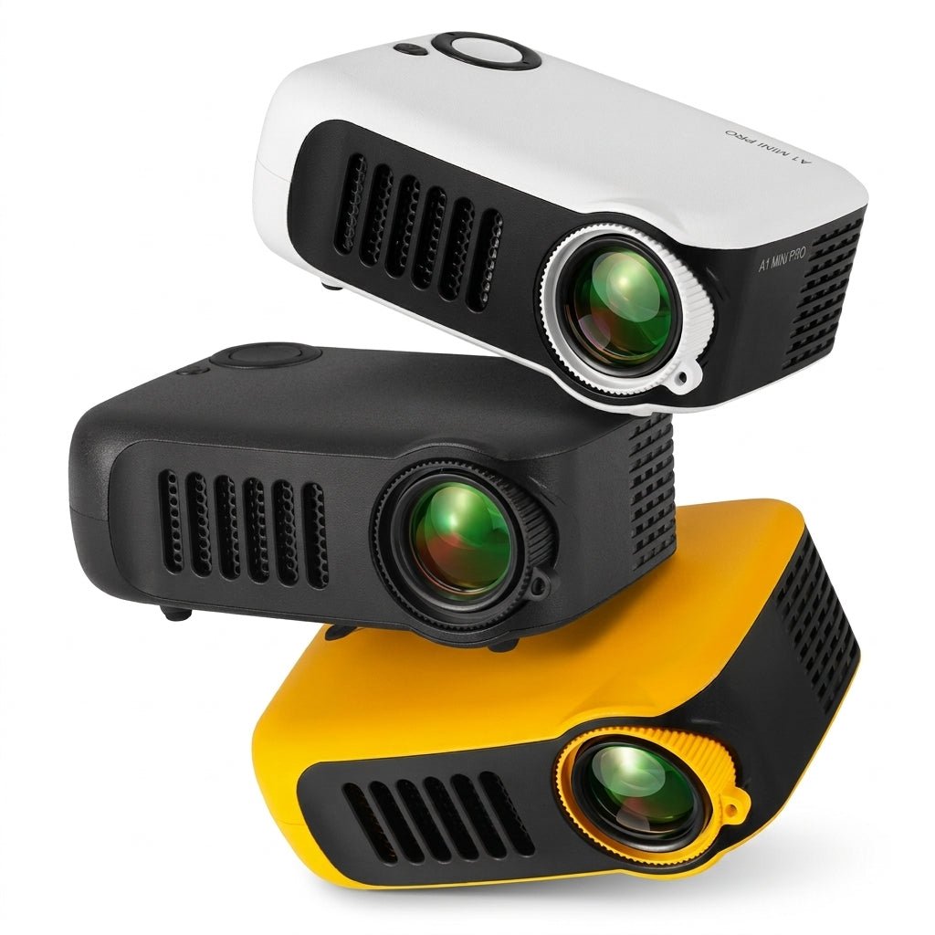 Mini Projektor Przenośny HD 1000 Lumenów z HDMI – Rzutnik Multimedialny do Domu i Podróży 14