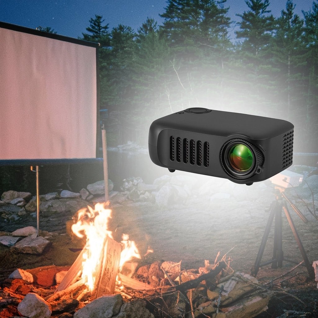 Mini Projektor Przenośny HD 1000 Lumenów z HDMI – Rzutnik Multimedialny do Domu i Podróży 4