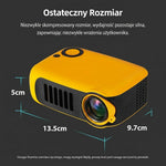 Mini Projektor Przenośny HD 1000 Lumenów z HDMI – Rzutnik Multimedialny do Domu i Podróży 8