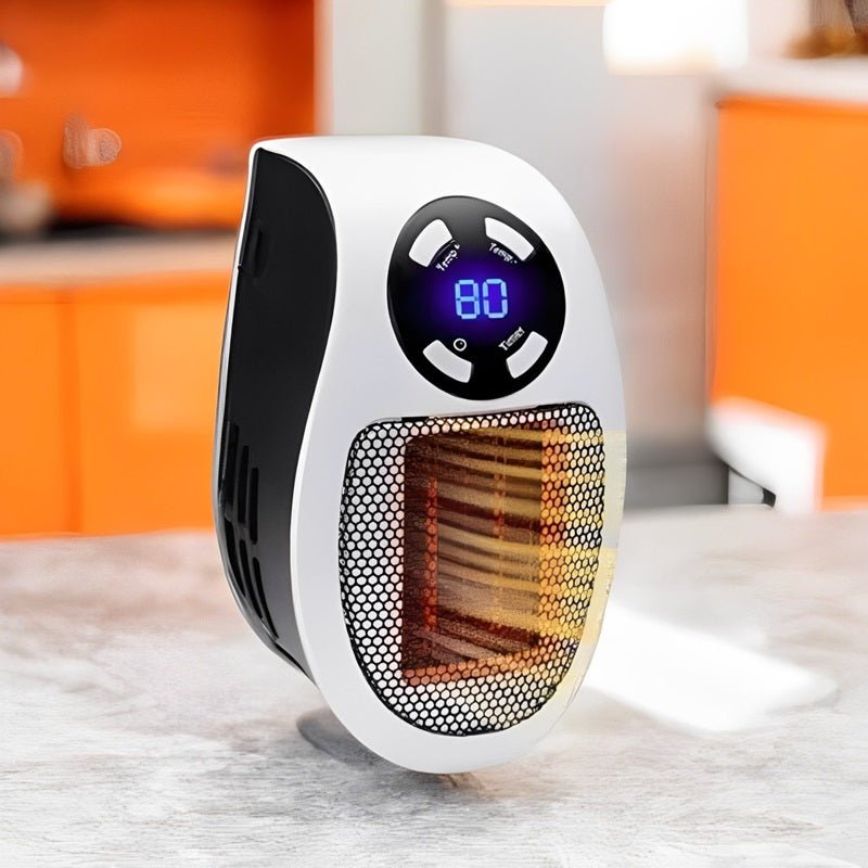 Mini Przenośny Grzejnik Elektryczny LED z Inteligentną Regulacją Temperatury 0