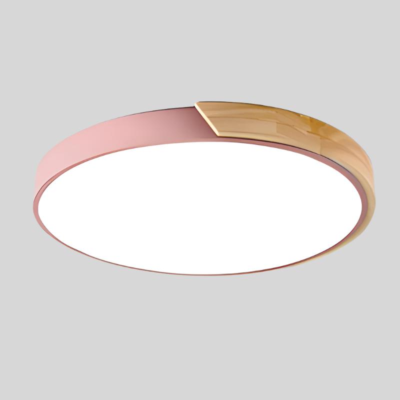 Minimalistyczna Lampa Sufitowa LED - Skandynawski Design do Sypialni i Salonu
