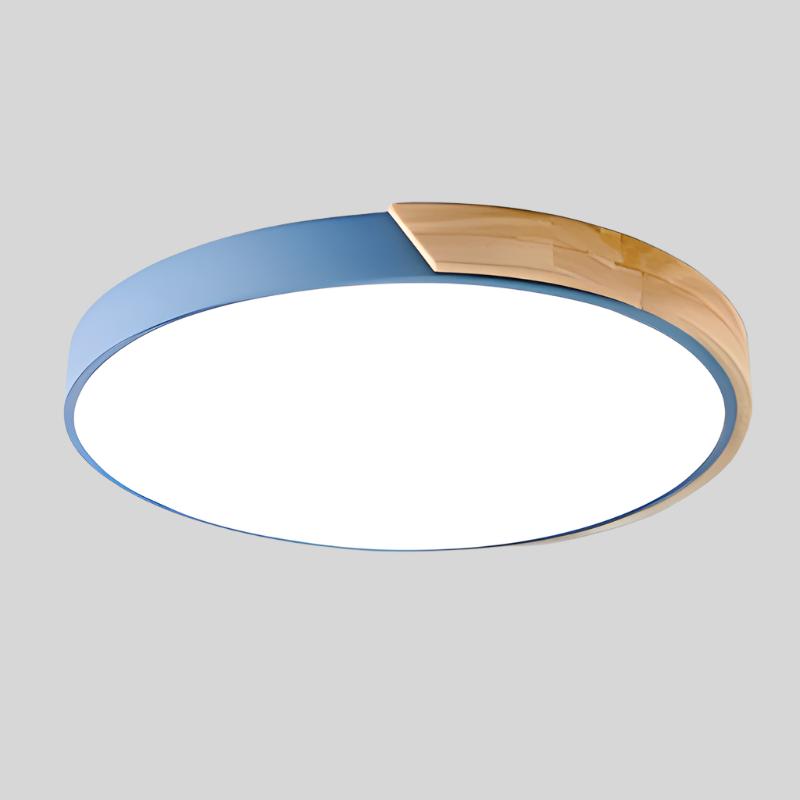 Minimalistyczna Lampa Sufitowa LED - Skandynawski Design do Sypialni i Salonu