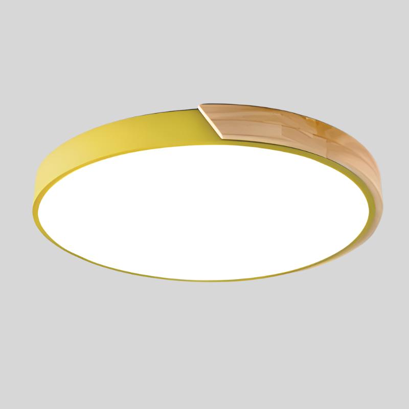 Minimalistyczna Lampa Sufitowa LED - Skandynawski Design do Sypialni i Salonu