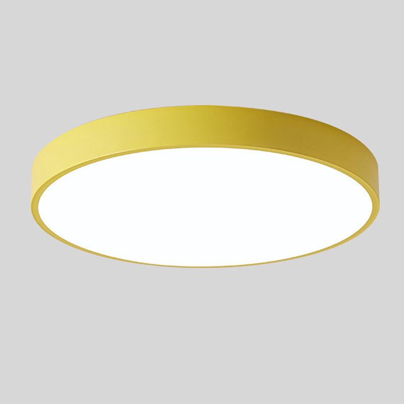 Minimalistyczna Lampa Sufitowa LED - Skandynawski Design do Sypialni i Salonu